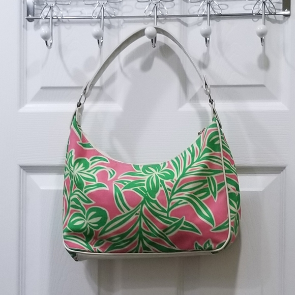 Izod Handbags - Izod adorable pink and green print handbag